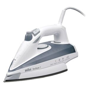 Braun 2400W Steam Iron white and Grey 400ml TS735TP